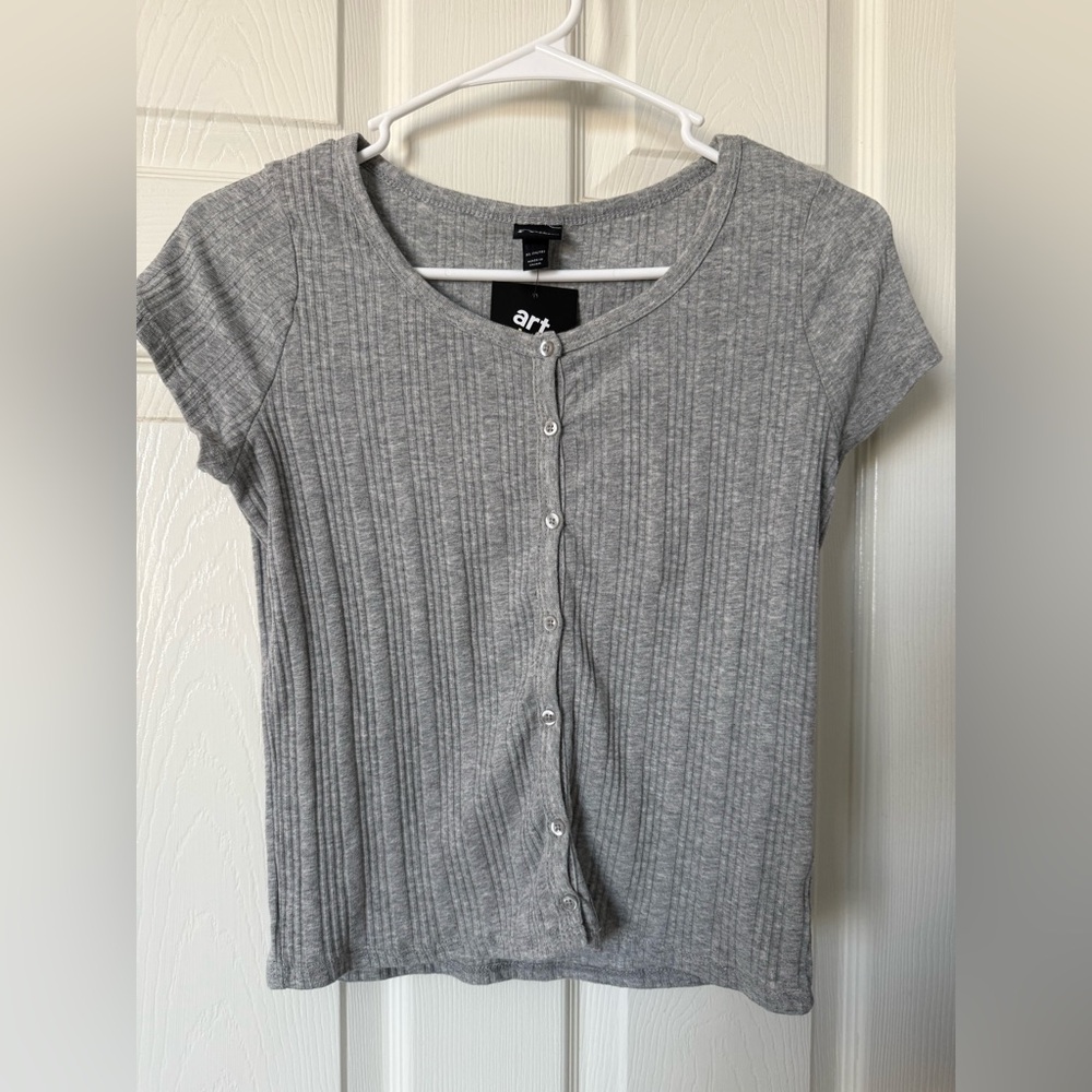 Girls Gray Blouse